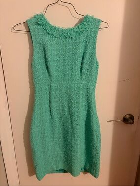 kate spade mint green dress Jazzy Gingham Ponte Fiorella Dress